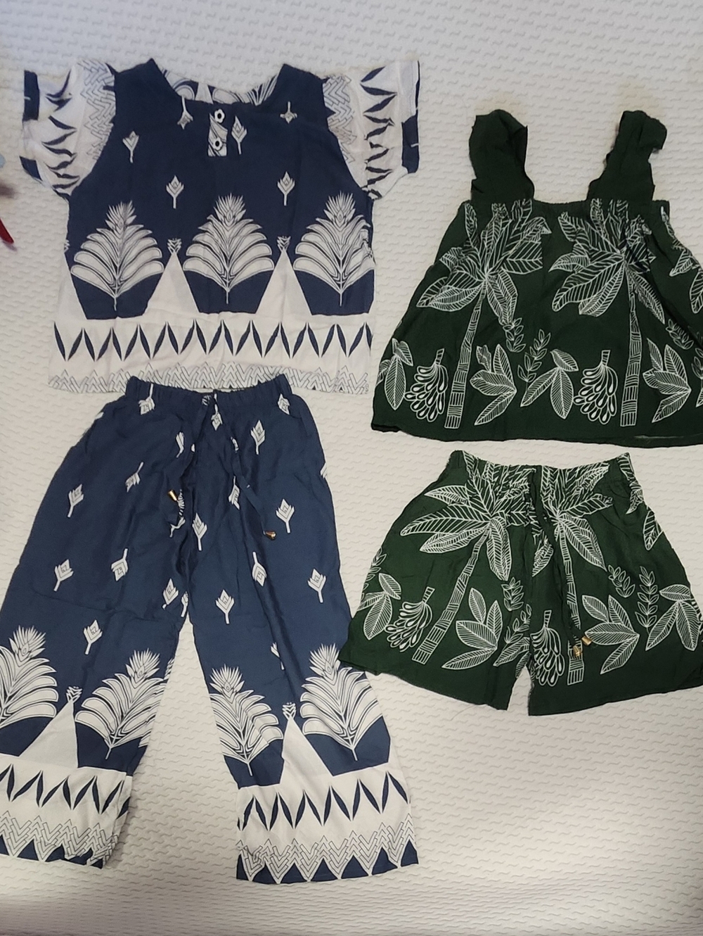 Tropical Print Cotton Sets Medium